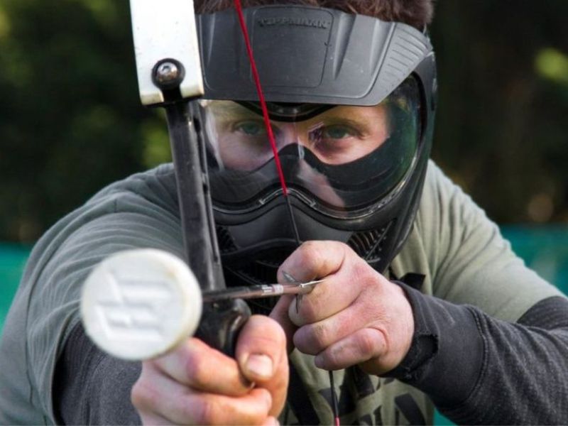 Archery tag at Belihuloya